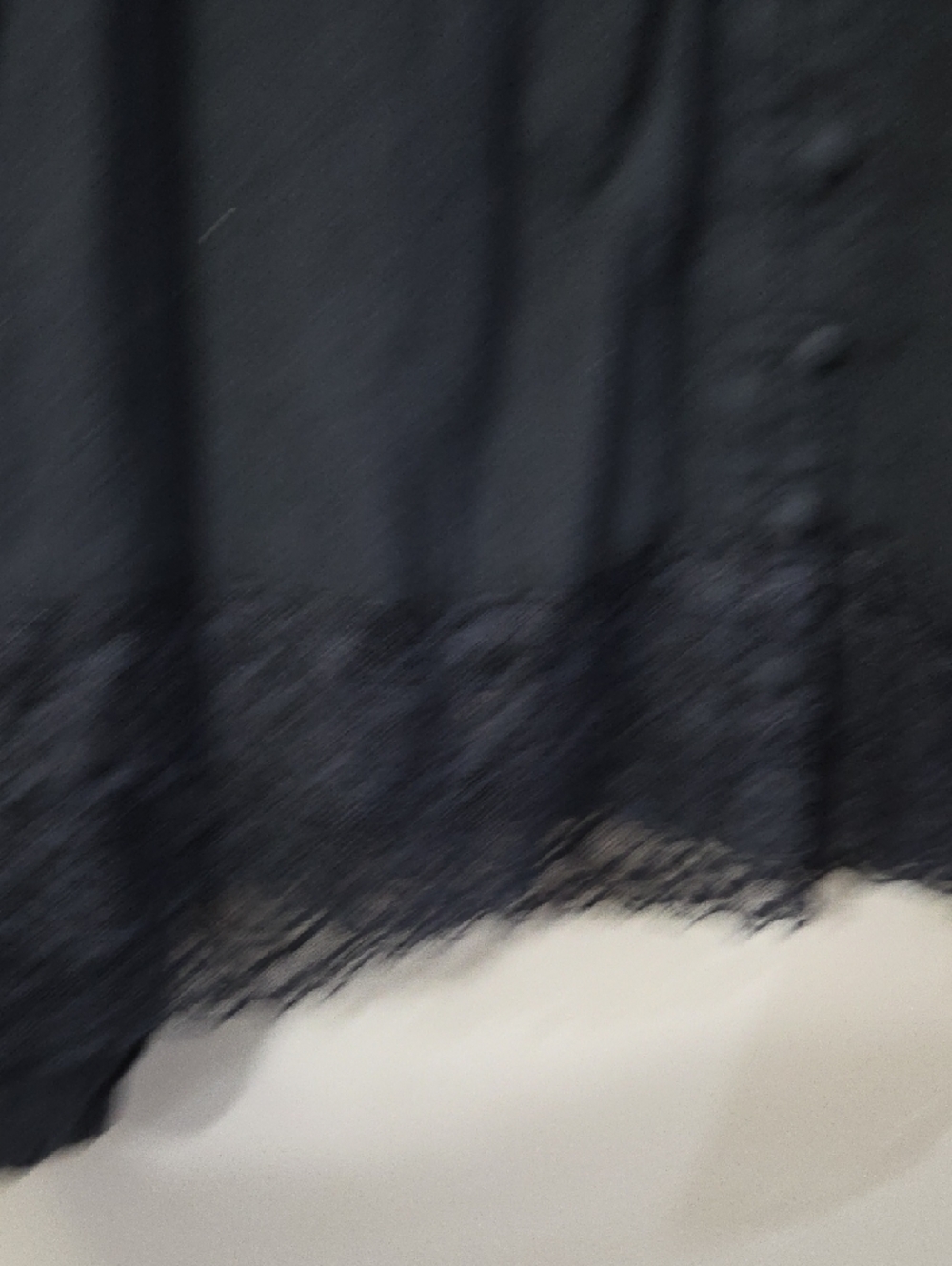 Anthropologie Black Lace Yoke Peasant Blouse - Picture 5 of 9